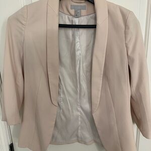 H&M Women's Blazer in Light Pink